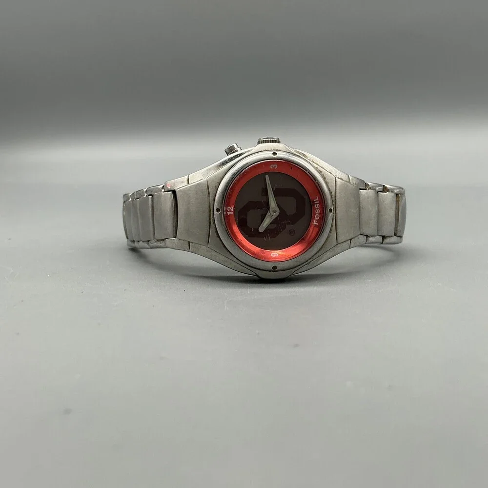 Fossil Kaleido Womens Watch 28mm Oklahoma University Stainless New Battery 6.5